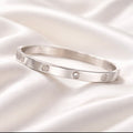 Bracelete Catarina prata grosso